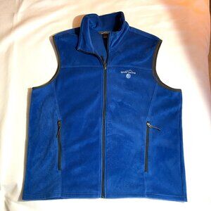 Eddie Bauer UK Kentucky Wildcats Fleece Vest XL Royal Blue